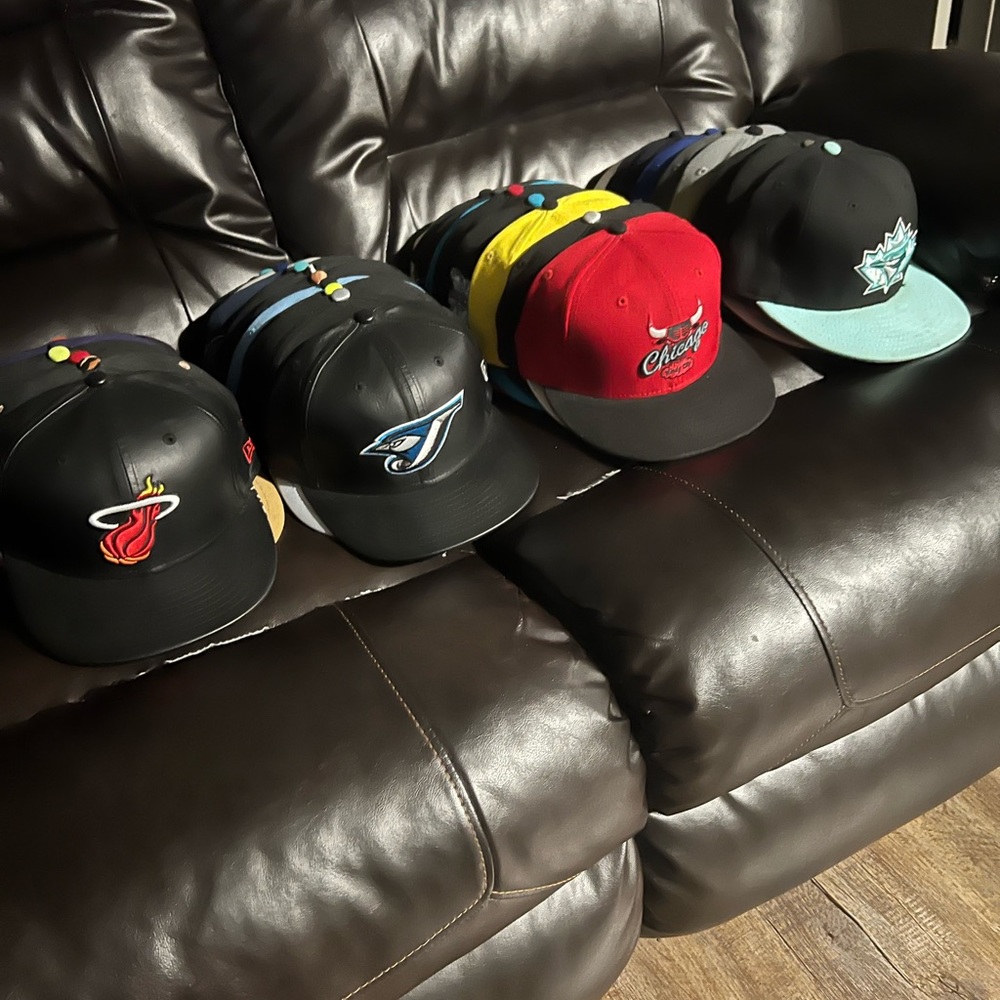 Hats 40 fitted hats size 73/4 and 7/38